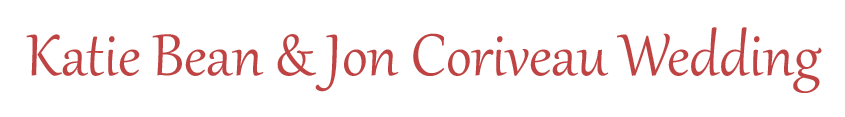 Coriveau Wedding logo